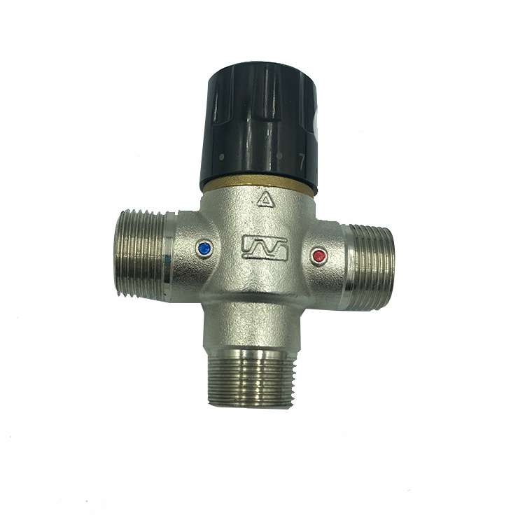 DN20 Thermostatic Temperature Automatic Control Pressure Reduce Brass Mixing Valve