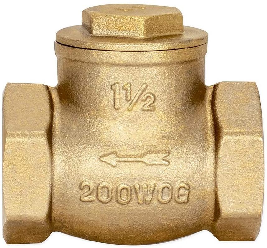 ISO228  Dn80 Bronze sanitary Brass Horizontal non-return brass Swing Check Valve 25mm