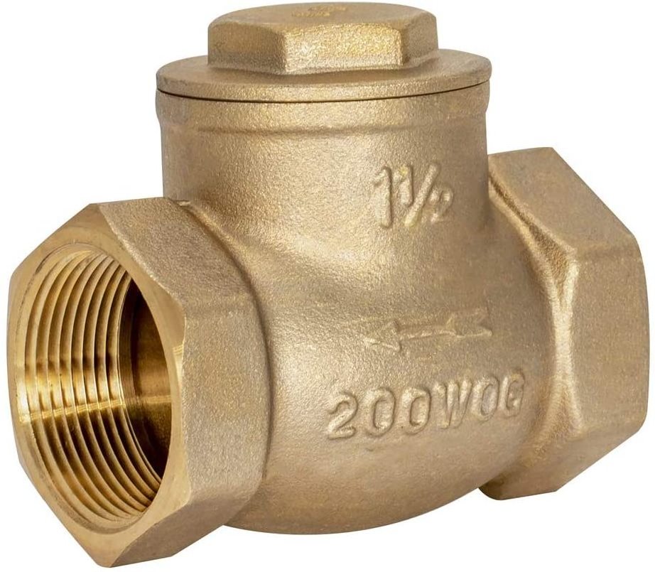 ISO228  Dn80 Bronze sanitary Brass Horizontal non-return brass Swing Check Valve 25mm