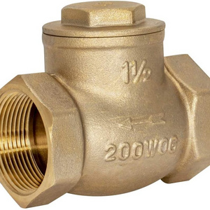 ISO228  Dn80 Bronze sanitary Brass Horizontal non-return brass Swing Check Valve 25mm