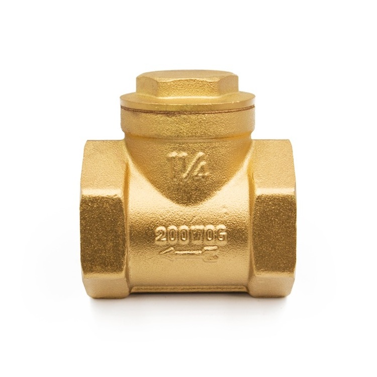 ISO228  Dn80 Bronze sanitary Brass Horizontal non-return brass Swing Check Valve 25mm