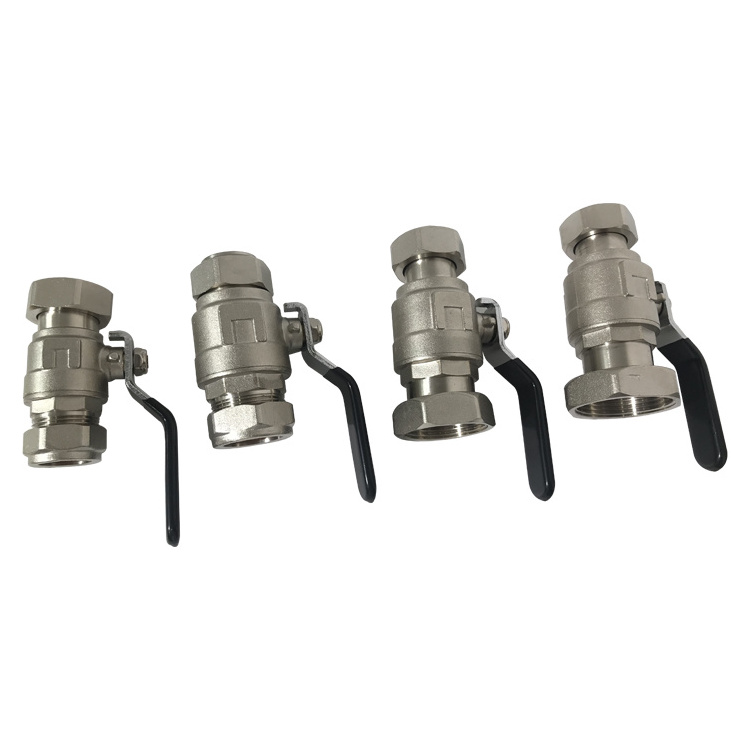 15mm  Iso Valve Shut Off Stop Tap Chrome Compression Isolation Valves