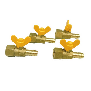 Female 3/8 inch NPT x 3/8 inch Hose barb gas stove valve