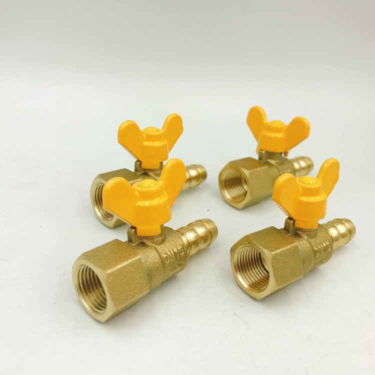 Female 3/8 inch NPT x 3/8 inch Hose barb gas stove valve