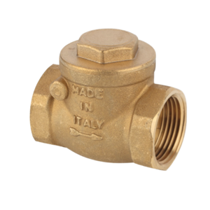 100mm FxF PN20 200WOG Manual Sand Blasted Non return 1/2 Brass Horizontal Swing type Check Valve