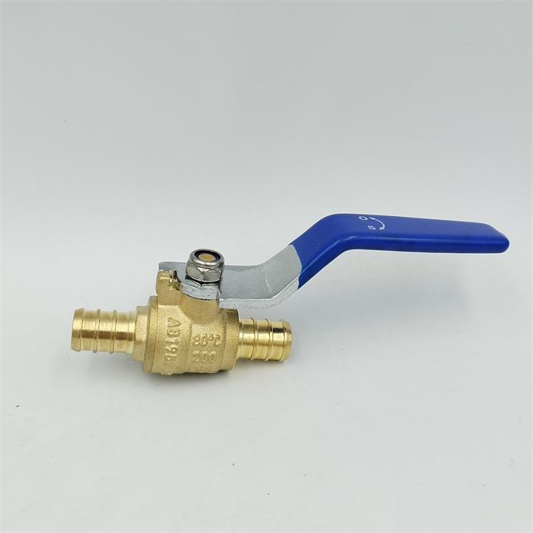 gas water ball valve supplier Lead free PEX X PEX 1/2 in. brass 3/4