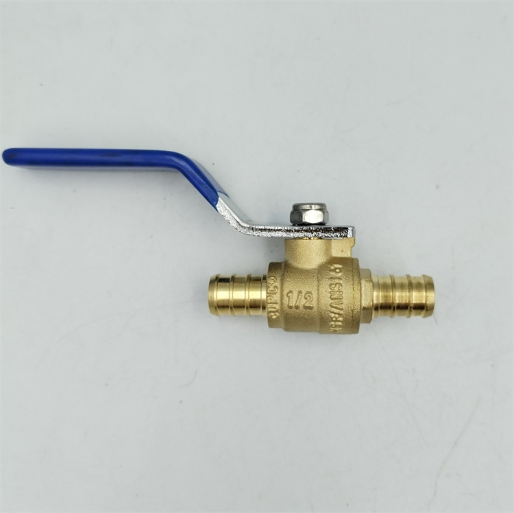 gas water ball valve supplier Lead free PEX X PEX 1/2 in. brass 3/4