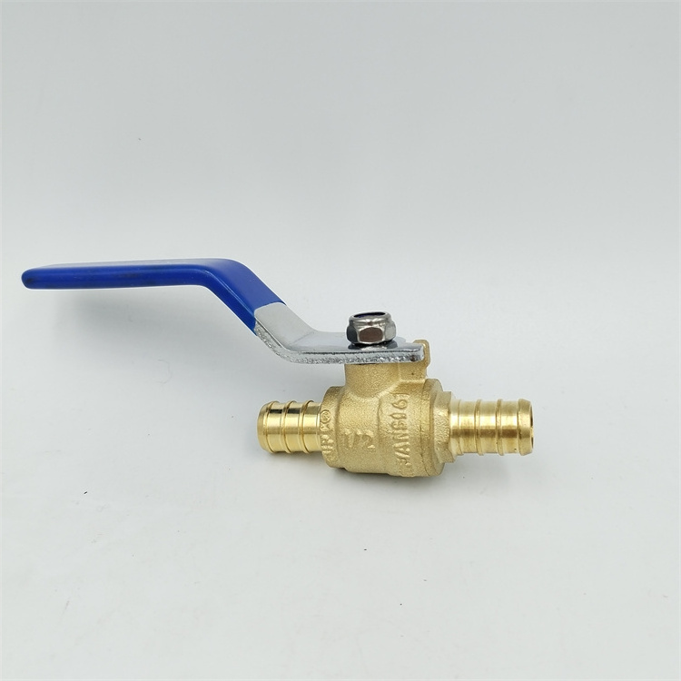 gas water ball valve supplier Lead free PEX X PEX 1/2 in. brass 3/4