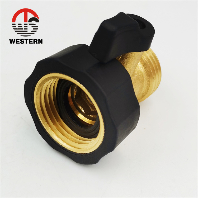 NH Heavy Duty Brass Shut Off 3/4 in garden water brass shut off hose Valves