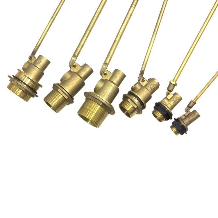 150PSI Water Tank Level Mechanical Pvc Ball Brass Nut Forged Brass Plumbing Float Valve