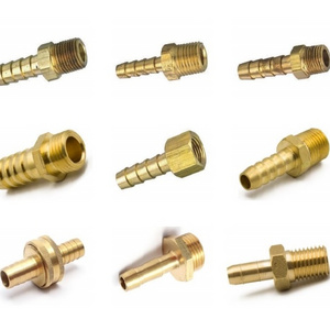 1/4" X 1/4" NPT Brass Nipple Pipe Fittings Equal Adapter Union Male Threaded Hex Straight Connector Couplings Hose Extender