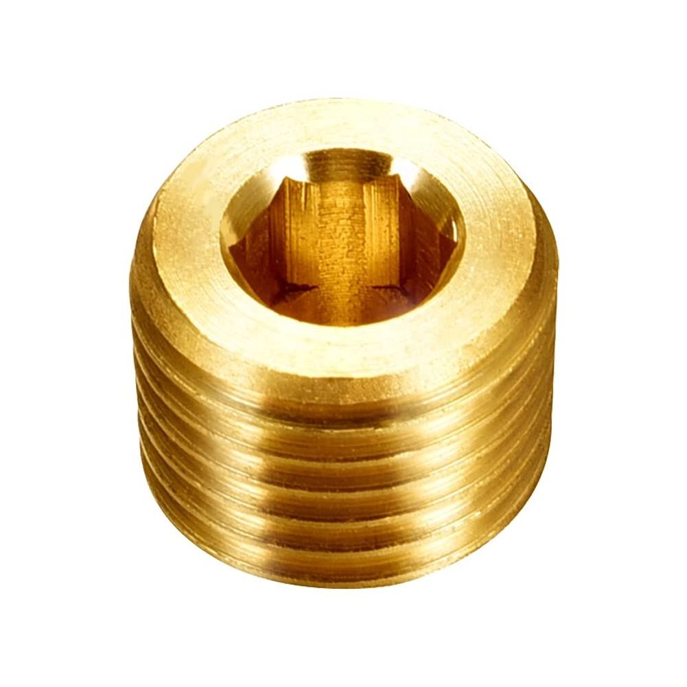 Brass Pipe Plugs Set NPT Plug 1/8