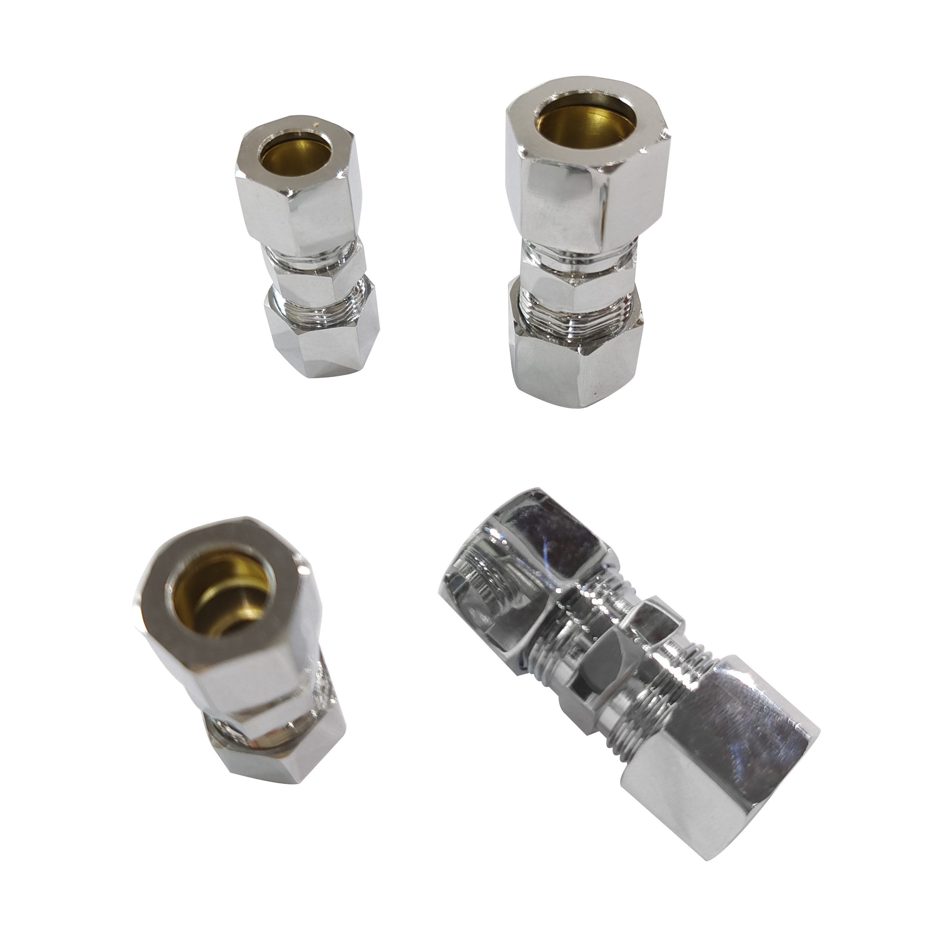 Brass Fitting Pneumatic Connector Metal Copper Male Thread Push In Air Hose Quick Joint