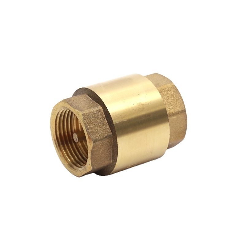 Pvc Spindle Threaded Brass 2 Two Way High Pressure Vertical Spring Water Sanitary Check Valve 1/2-4 Inch