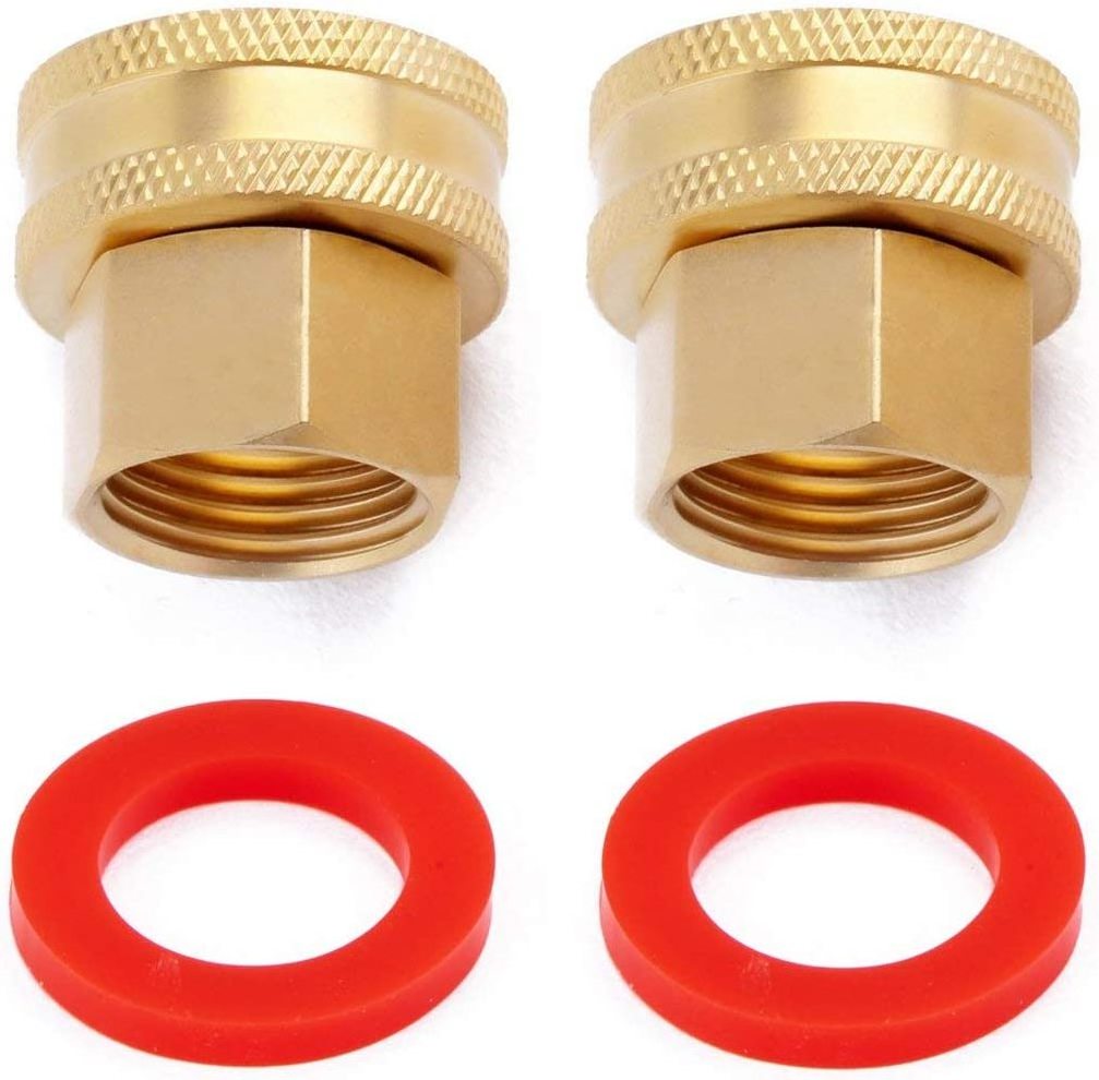 Star 3/4 Inch Garden Hose Fitting Quick Connector Male Solid brass Garden Hose Fittings Connectors Adapter