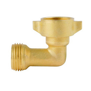 Garden Hose Connector 90 Degree Brass Garden Hose Elbow Solid Brass Adapter