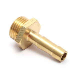 1/8" 1/4" 3/8" 1/2" 3/4" quick connector Abs Brass Material Hexagonal Hose Barb Nozzle Fitting With Male Thread Adapter