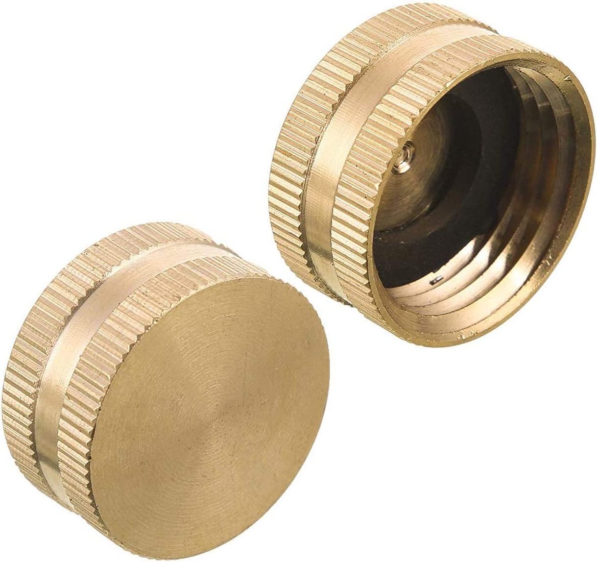 Garden Hose Brass Hose Cap with Washers 3/4