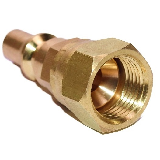 1/4'' RV Propane Quick Connect Fittings for Connecting Low Pressure Gas Appliance Heater Grill Fire Pit and RV Quick Connect