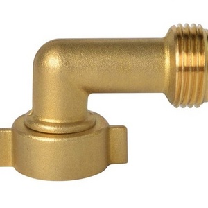 3/4"  Hose Garden Connector   Fitting  Quick Swivel Connect Adapter 90 Degree  Brass Elbow