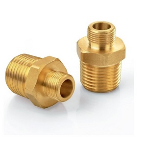 1/2 to 3/8 Reducer, 3/8 to 1/2 RV Faucet Adapter Brass Compression Fitting Faucet Supply Line Adapter for Plumbing Water Hose