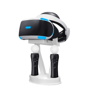 VR display Stand desktop storage stand for Oculu quest 2 and PS VR PS move headset Controller game Accessories White