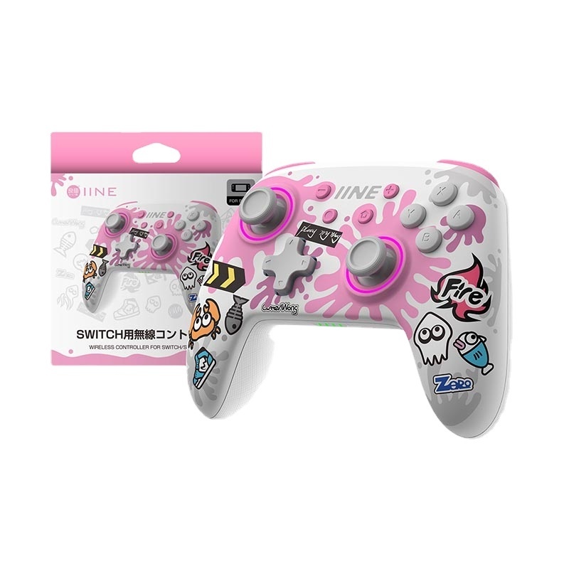 Splatoon Exclusive Wireless Gamepad Controller WakeUp with NFC for Switch/Switch lite/Switch OLED