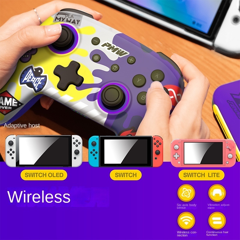 Splatoon Exclusive Wireless Gamepad Controller WakeUp with NFC for Switch/Switch lite/Switch OLED