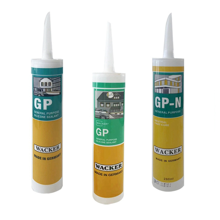 German GP acid silicone outdoor doors and Windows bonding sealing glass glue 300ml