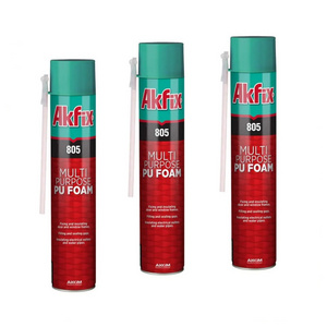 Oem Odm 750ml High Density Low Expanding Soundproof Waterproof Polyurethane Pu Foam Spray For Windows and Door Frames