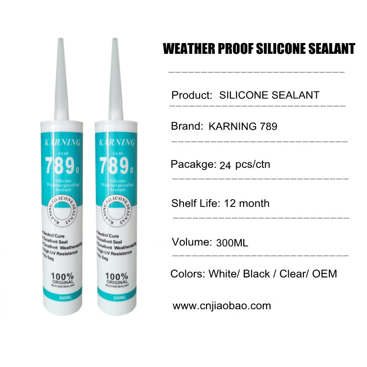 Wholesale transparent Weather Resistance High-performance In Metal Coated Glass Concrete Marble Sealing Neutral Silicone Sealant