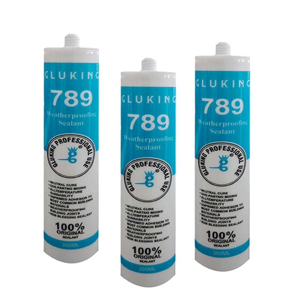 300ml Clear 789 Silicone Sealant Good Manufacture Rtv Gp Acetic Silicone Sealant Weather Resistant Silicon