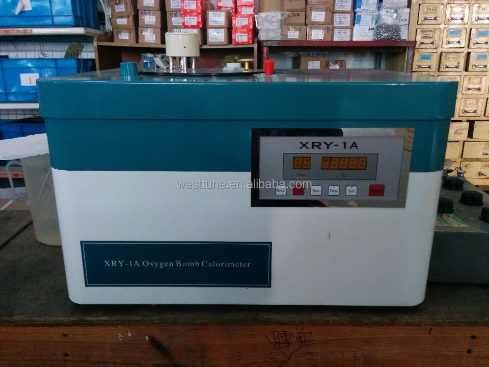 WEST TUNE XRY-1A Laboratory Automatic Oxygen Bomb Calorimeter Price for Coal Petroleum Testing