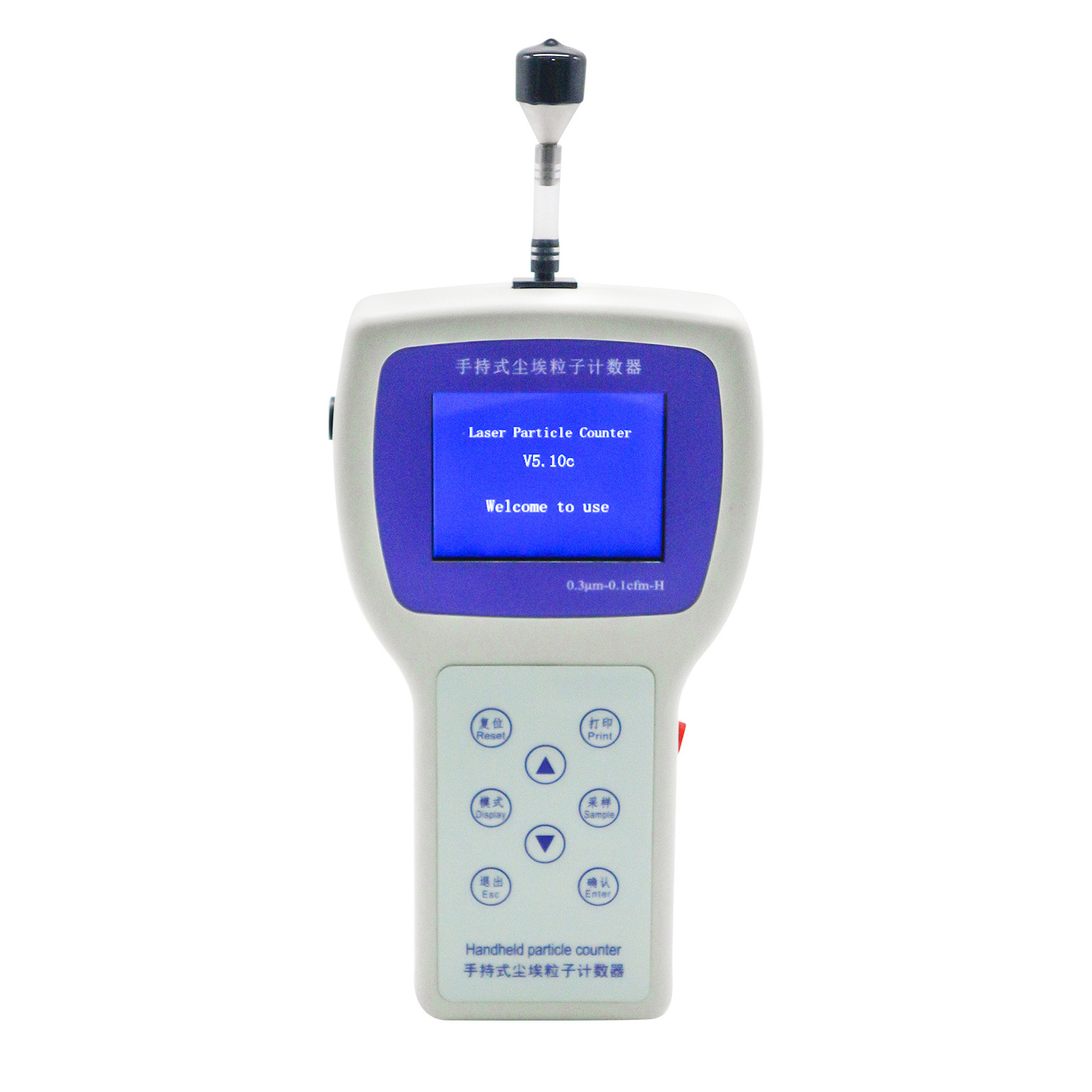 2.83L/min Lab Portable Economical Air Dust Analyzer Accuracy Laser Particle Counter