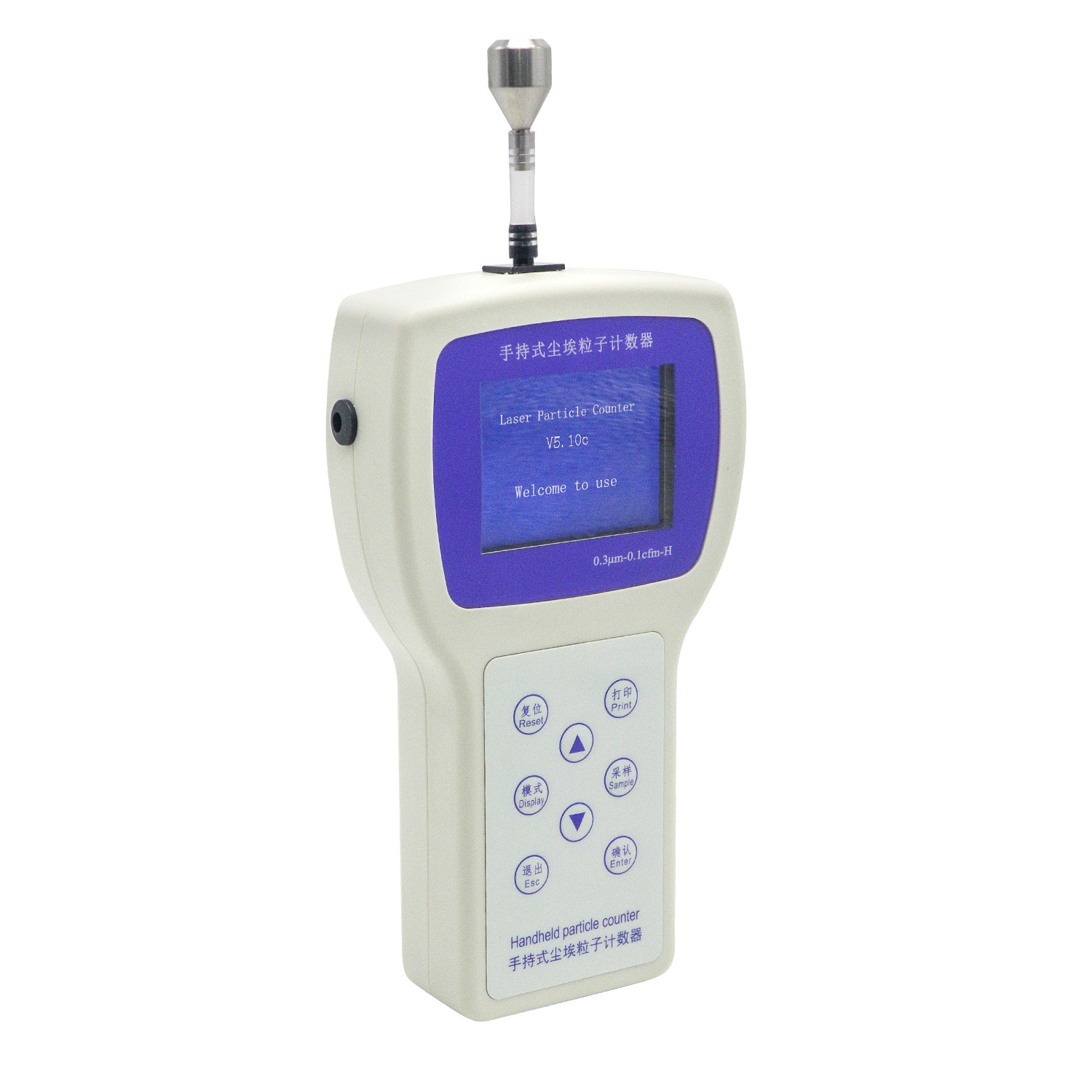 2.83L/min Lab Portable Economical Air Dust Analyzer Accuracy Laser Particle Counter