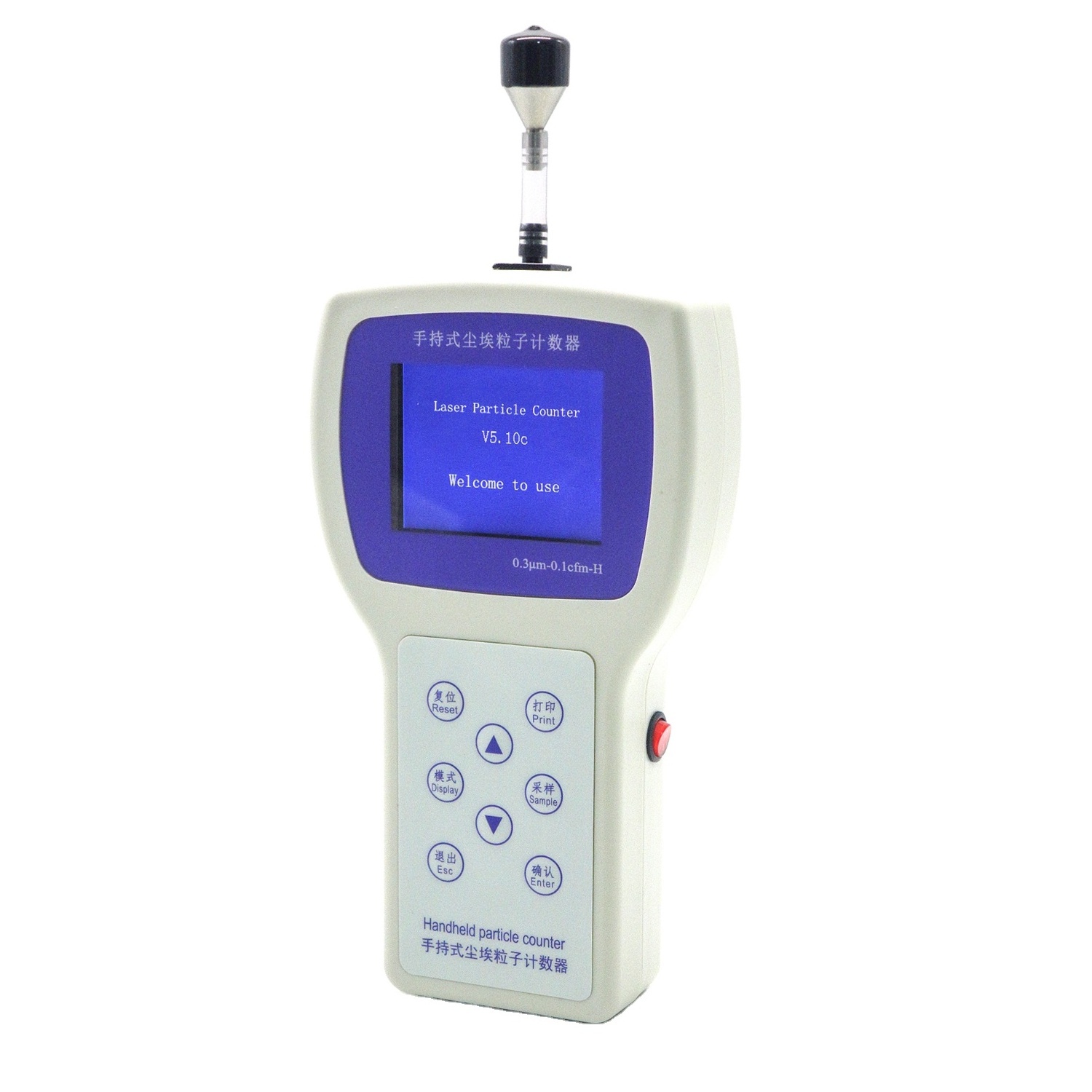 2.83L/min Lab Portable Economical Air Dust Analyzer Accuracy Laser Particle Counter