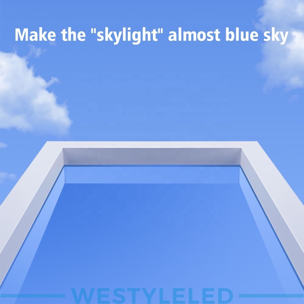 Daylight LED Blue Sky 300*1200mm Square LED Panel Light Skylight Windows Ceiling Artificial Skylight