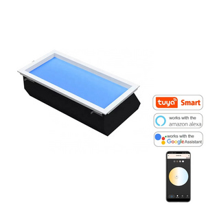 300*600 CCT Tunabel Sunrise and Sunset Simulation LED Skylight LED Blue Sky Ceiling Sunlight Simulated Virtual Roof Skylight