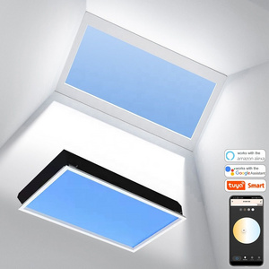 Artificial Westyle 600*1200mm Tuya App Square Skylight Panel Speaker Voice Control LED Ceiling Sky Sunlight Simulating Panel