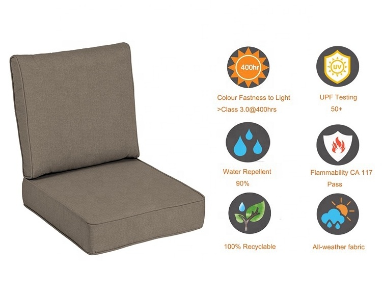 Latest replacement cushion covers for patio furniture chair cushions indoor rectangle foam