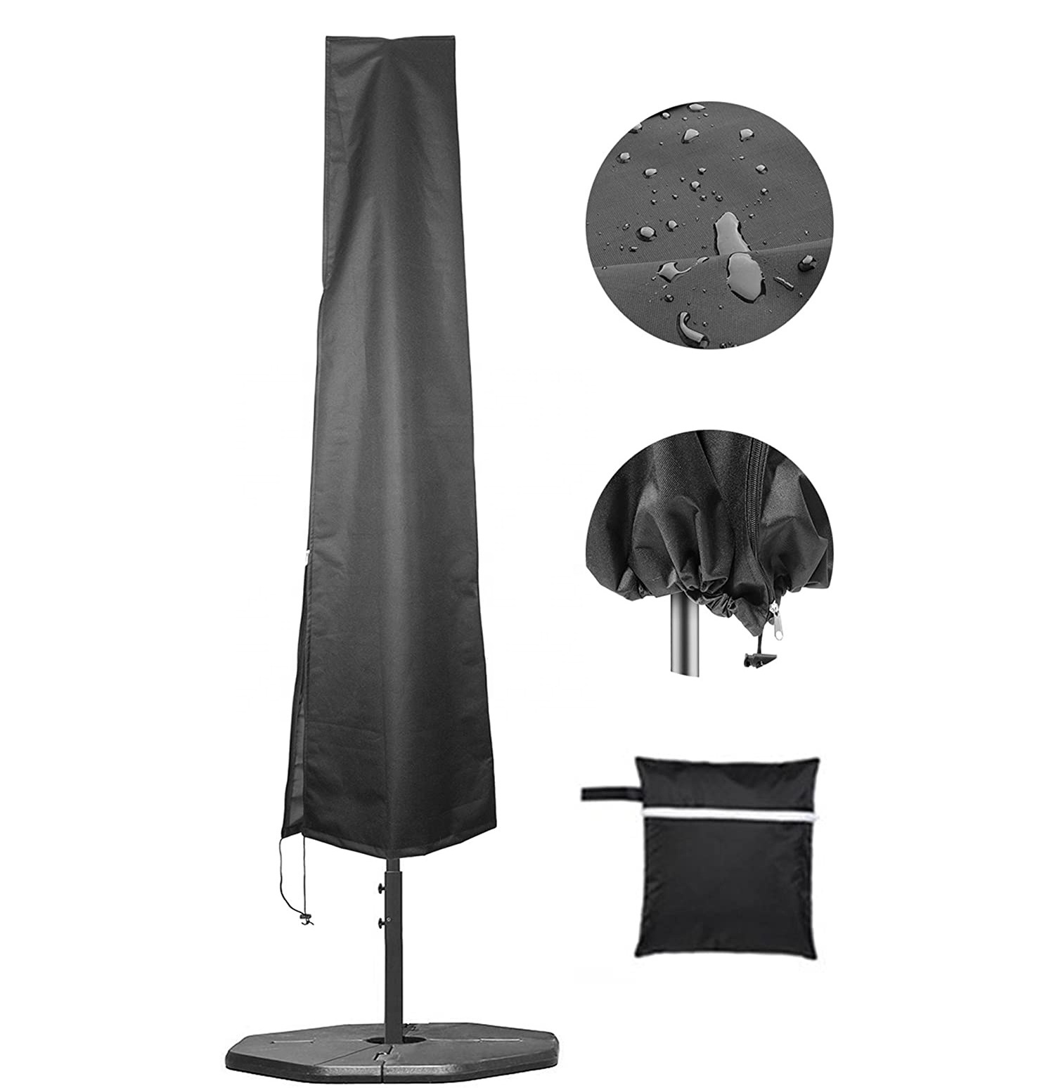 Wesunny Patio Market Parasol Outdoor Waterproof Garden Umbrella Cover