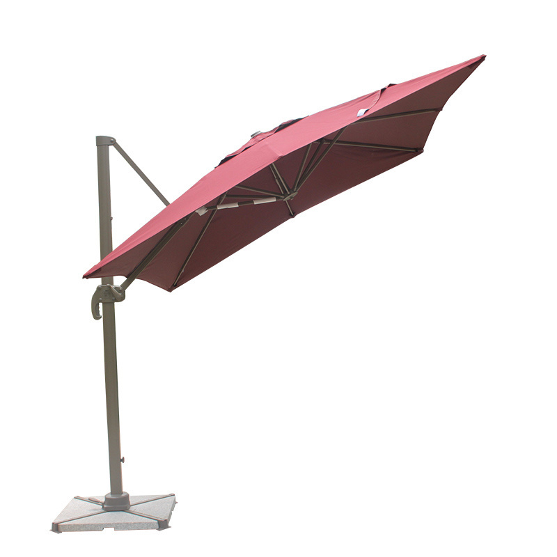 Wesunny Custom Outdoor Parasol Cantilever terrace umbrella For Restaurant