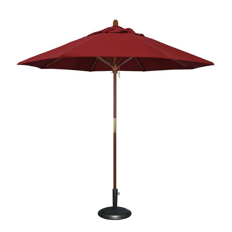 Wesunny  Parasol Patio Big Pool Umbrella Outdoor  With Base