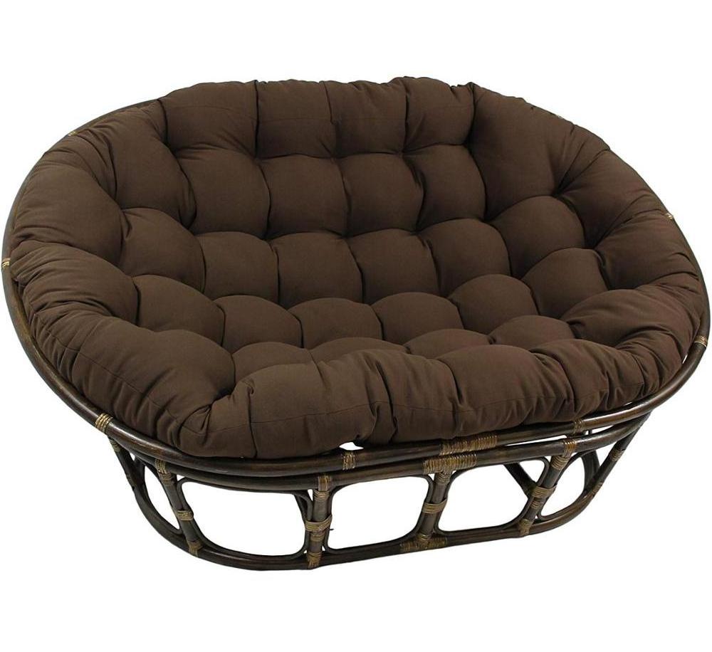 Waterproof Outdoor Rattan Swing Chair Papasan Cushion