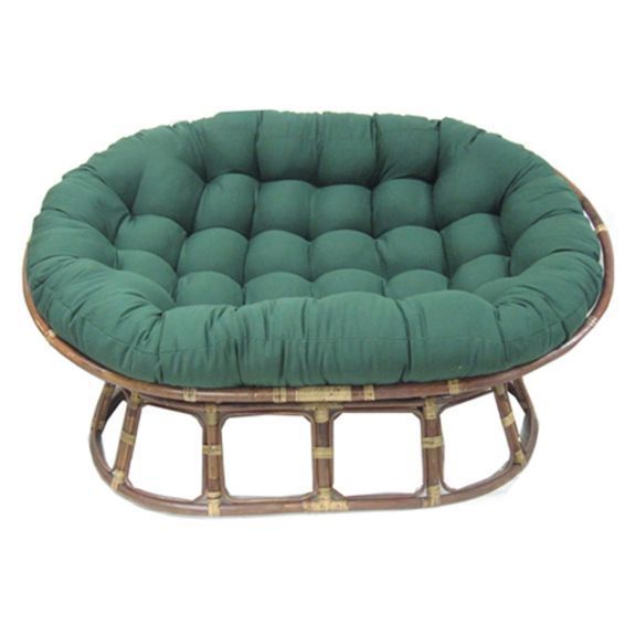 Waterproof Outdoor Rattan Swing Chair Papasan Cushion