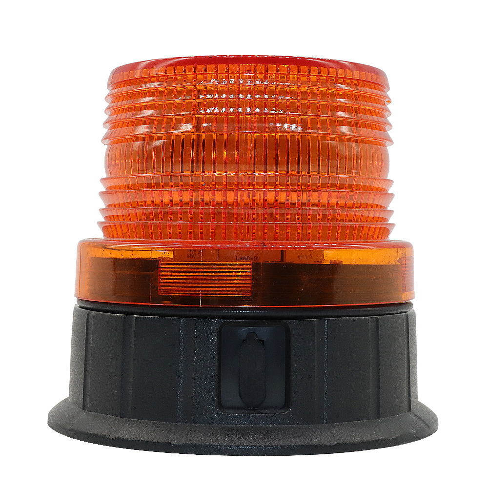 Wetech Portable LED Emergency Beacon siren Lamp Wireless Rechargeable Flashing Amber Revolving Warning Light With Magnetic base