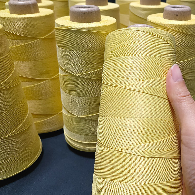 para aramid thread polyester Nomex 1414 1000d ke vlar aramid thread for flame retardant