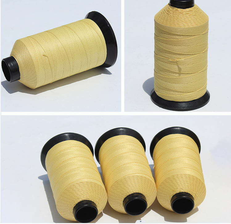 para aramid thread polyester Nomex 1414 1000d ke vlar aramid thread for flame retardant