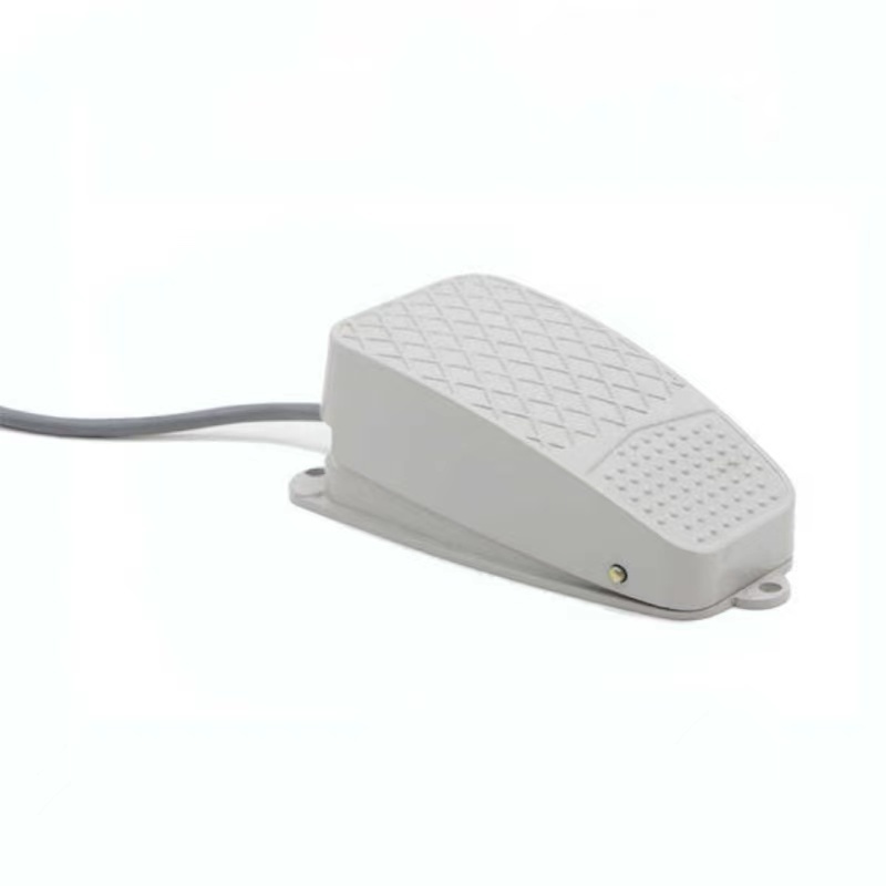 LF-22 10A 250V aluminum alloy electric illuminated foot switch momentary foot pedal switch