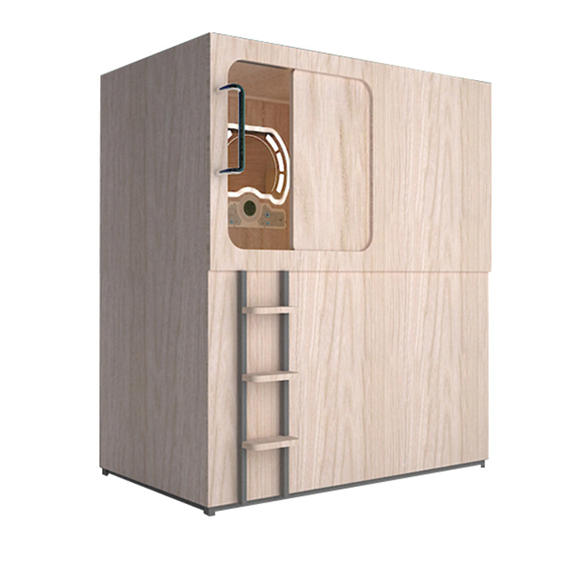 wood sleeping pod bed capsule box hotel manufacturer